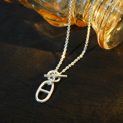 [Renovia Jewelry]HM CHAINE D'ANCRE PENDANT NECKLACE STERLING SILVER