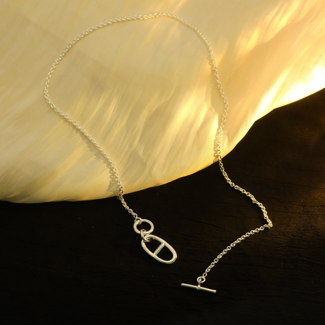 [Renovia Jewelry]HM CHAINE D'ANCRE PENDANT NECKLACE STERLING SILVER