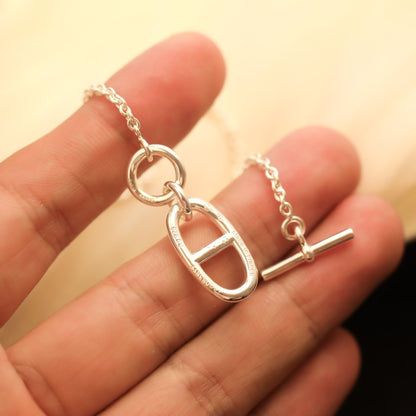 [Renovia Jewelry]HM CHAINE D'ANCRE PENDANT NECKLACE STERLING SILVER