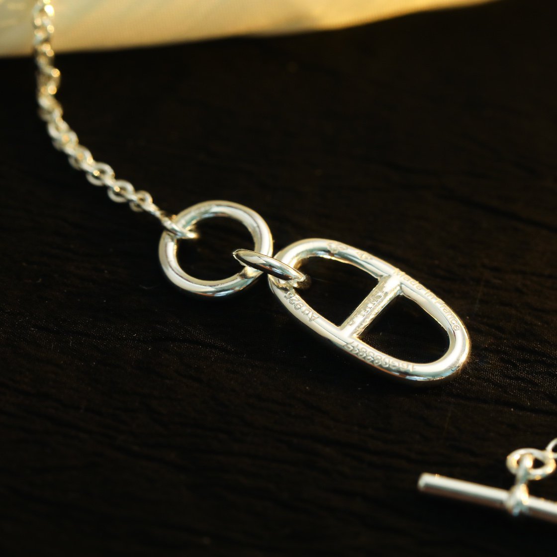 [Renovia Jewelry]HM CHAINE D'ANCRE PENDANT NECKLACE STERLING SILVER