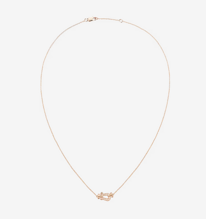 [Renovia Jewelry]FORCE 10 DIAMOND PINK GOLD NECKLACE MINI MODEL