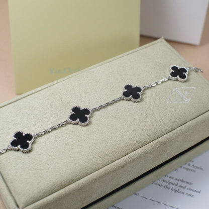 [Renovia Jewelry] CLOVER 5 MOTIF ONYXS BRACELET COLLECTION