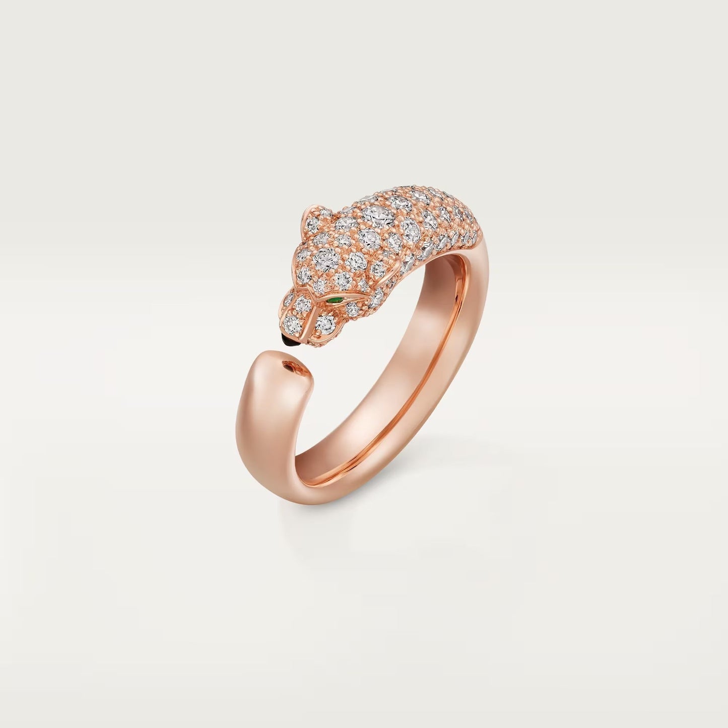 [Renovia Jewelry]PANTHERE HALF DIAMOND SMALL RING