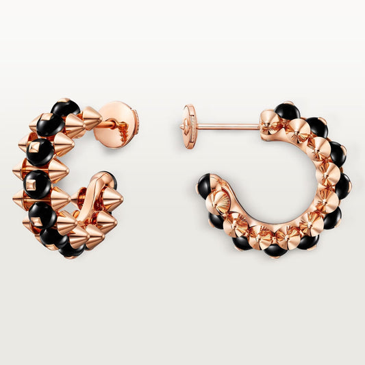 [Renovia Jewelry]CLASH 7.9MM AGATE CHALCEDONY EARRINGS