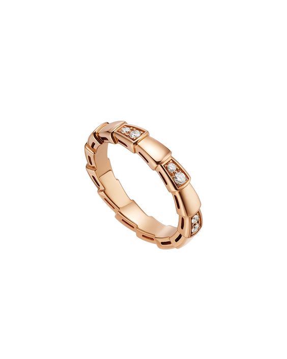 [Renovia Jewelry]SERPENTI RING PINK GOLD  3MM
