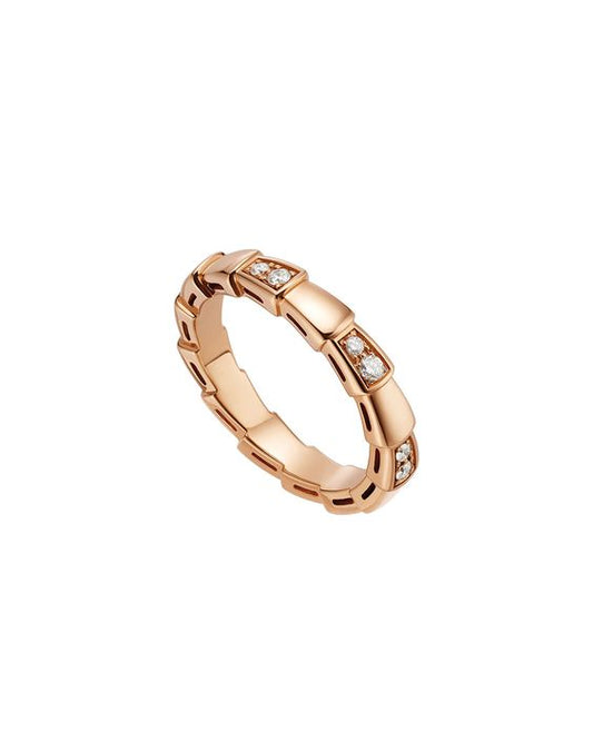 [Renovia Jewelry]SERPENTI RING PINK GOLD  3MM