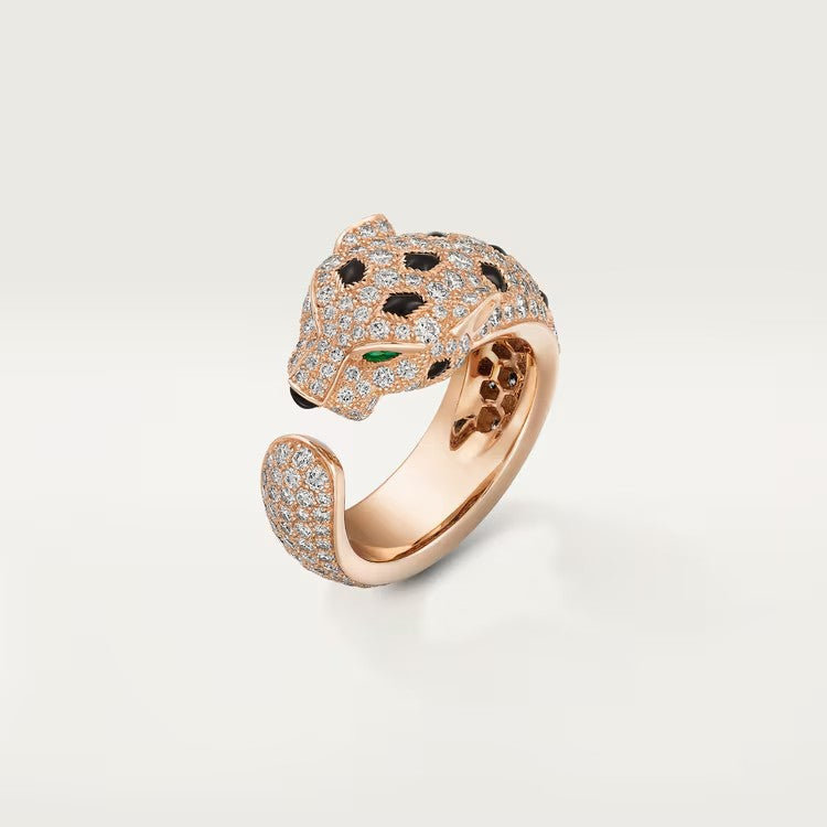 [Renovia Jewelry]PANTHERE SPOTTED FULL DIAMOND MEDIUM RING