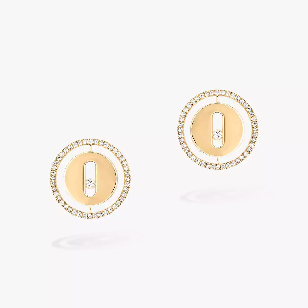 [Renovia Jewelry]Lucky Move Diamond Earrings