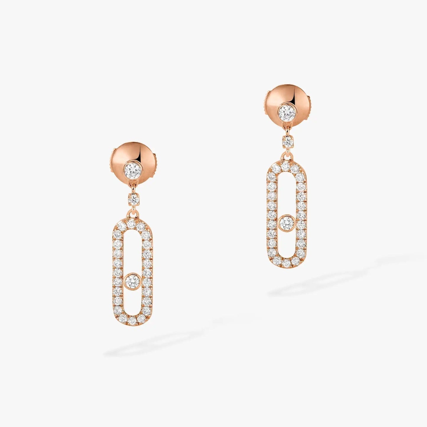 [Renovia Jewelry]DORMEUSES MOVE UNO DIAMOND EARRINGS