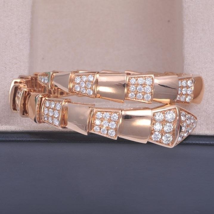 [Renovia Jewelry]SERPENTI BRACELET PINK GOLD DIAMOND