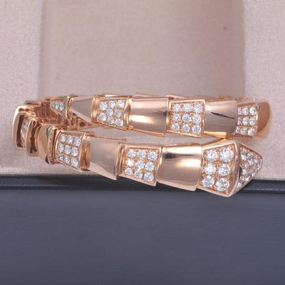 [Renovia Jewelry]SERPENTI BRACELET PINK GOLD DIAMOND