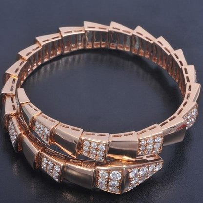 [Renovia Jewelry]SERPENTI BRACELET PINK GOLD DIAMOND
