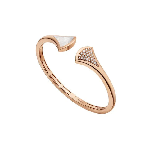 [Renovia Jewelry]DREAM BRACELET OPEN PINK GOLD MOP DIAMOND