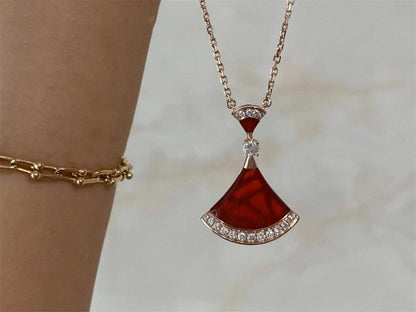 [Renovia Jewelry]DREAM NECKLACE CARNELIAN DIAMOND