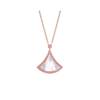 [Renovia Jewelry]DREAM NECKLACE MOP DIAMOND PINK