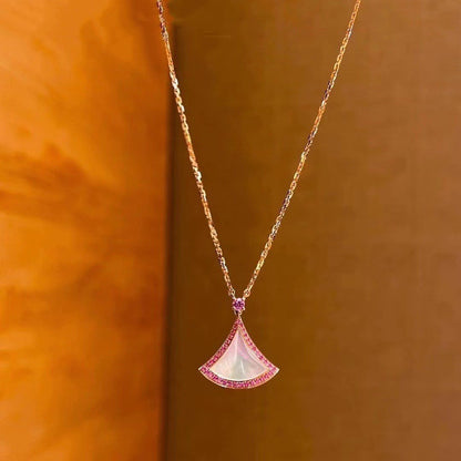 [Renovia Jewelry]DREAM NECKLACE MOP DIAMOND PINK