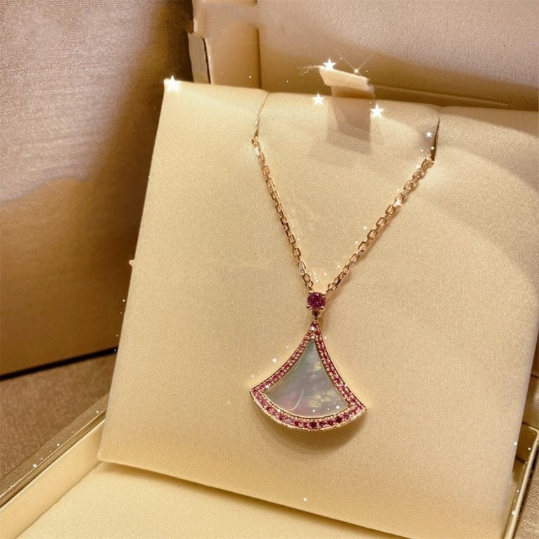 [Renovia Jewelry]DREAM NECKLACE MOP DIAMOND PINK