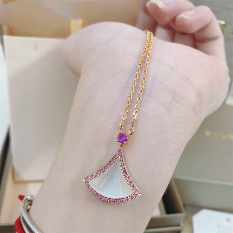 [Renovia Jewelry]DREAM NECKLACE MOP DIAMOND PINK