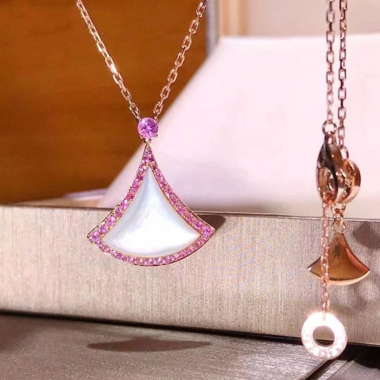 [Renovia Jewelry]DREAM NECKLACE MOP DIAMOND PINK