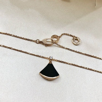 [Renovia Jewelry]DREAM NECKLACE ONYX 1 DIAMOND