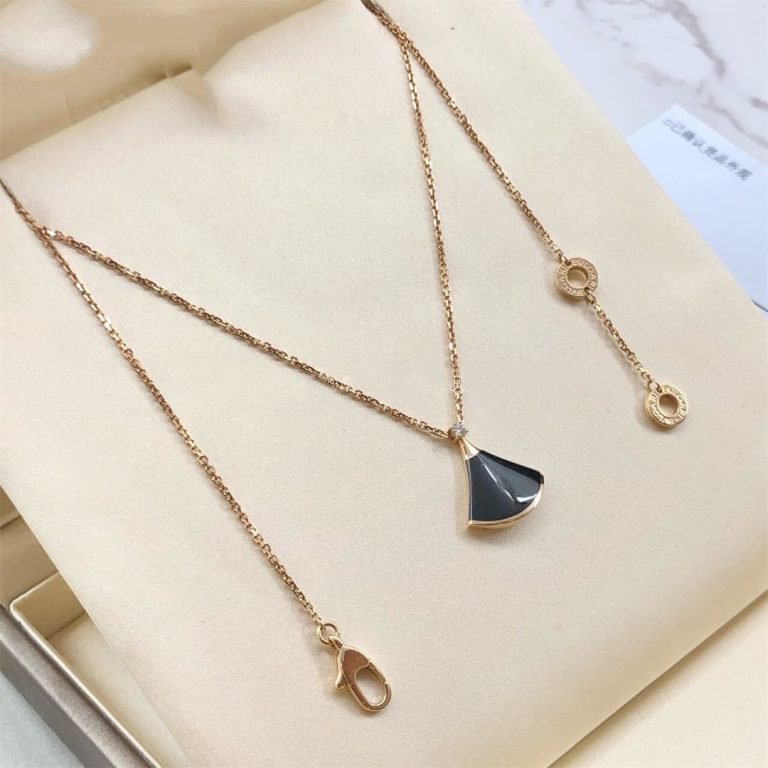 [Renovia Jewelry]DREAM NECKLACE ONYX 1 DIAMOND