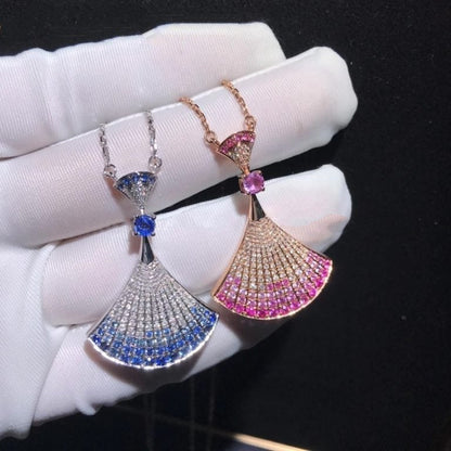 [Renovia Jewelry]DREAM NECKLACK DIAMOND PINK GOLD