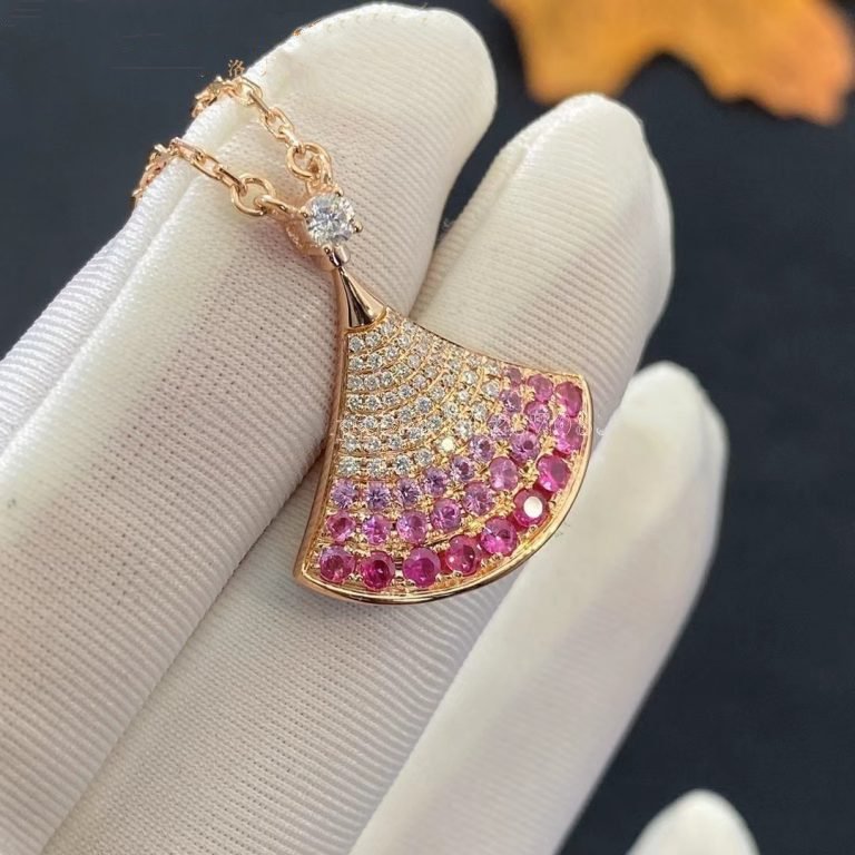 [Renovia Jewelry]DREAM NECKLACE PINK GOLD PINK DIAMOND