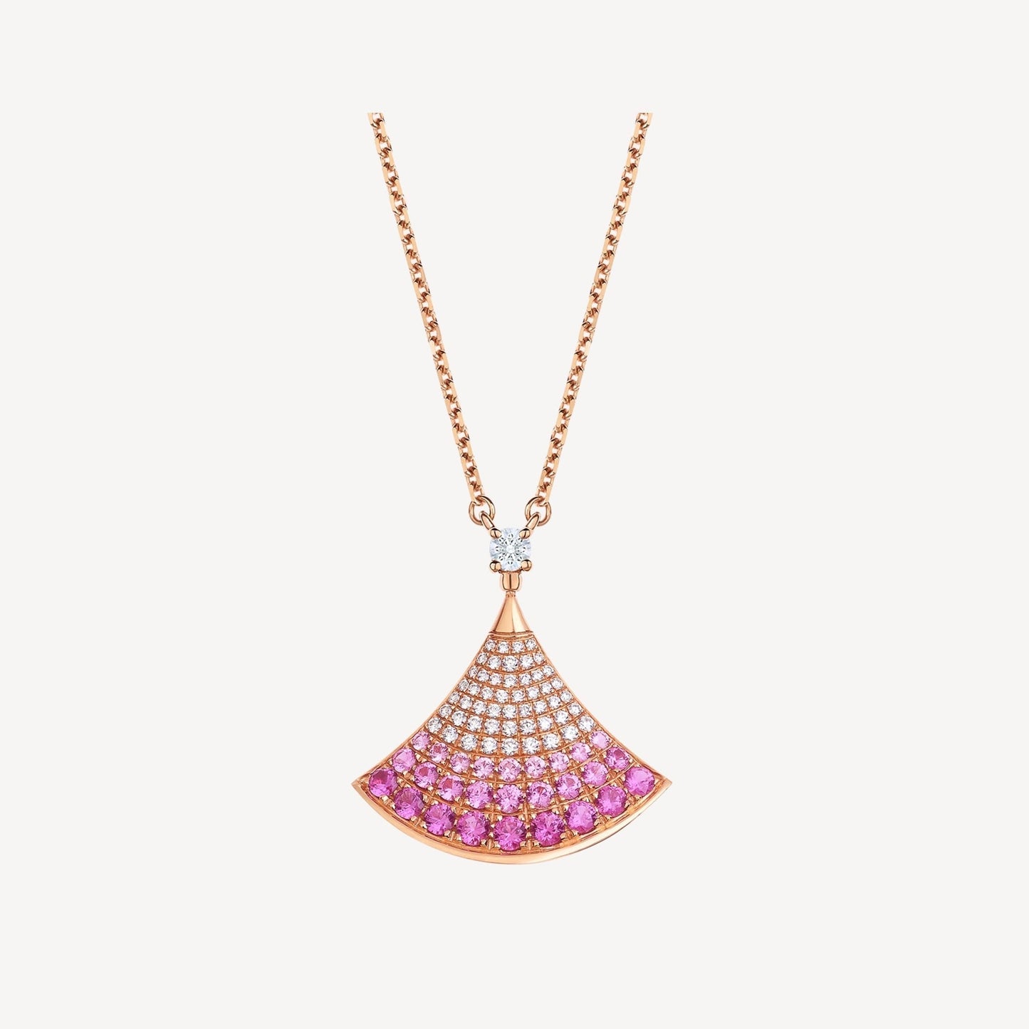 [Renovia Jewelry]DREAM NECKLACE PINK GOLD PINK DIAMOND