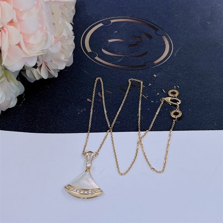 [Renovia Jewelry]DREAM NECKLACE MOP GOLD DIAMOND