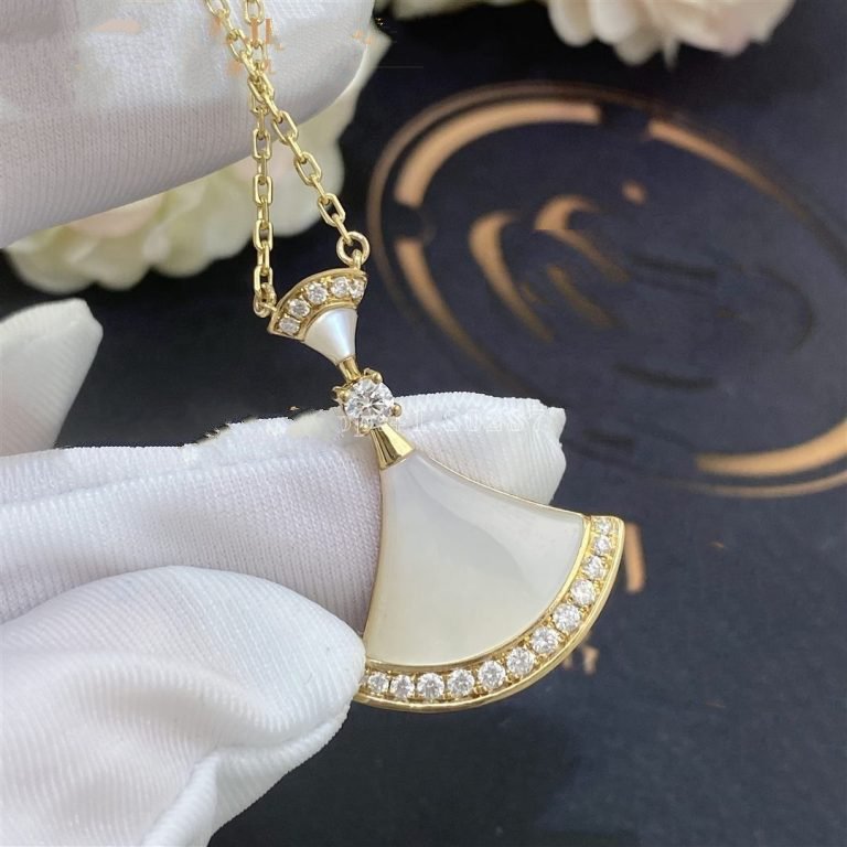 [Renovia Jewelry]DREAM NECKLACE MOP GOLD DIAMOND