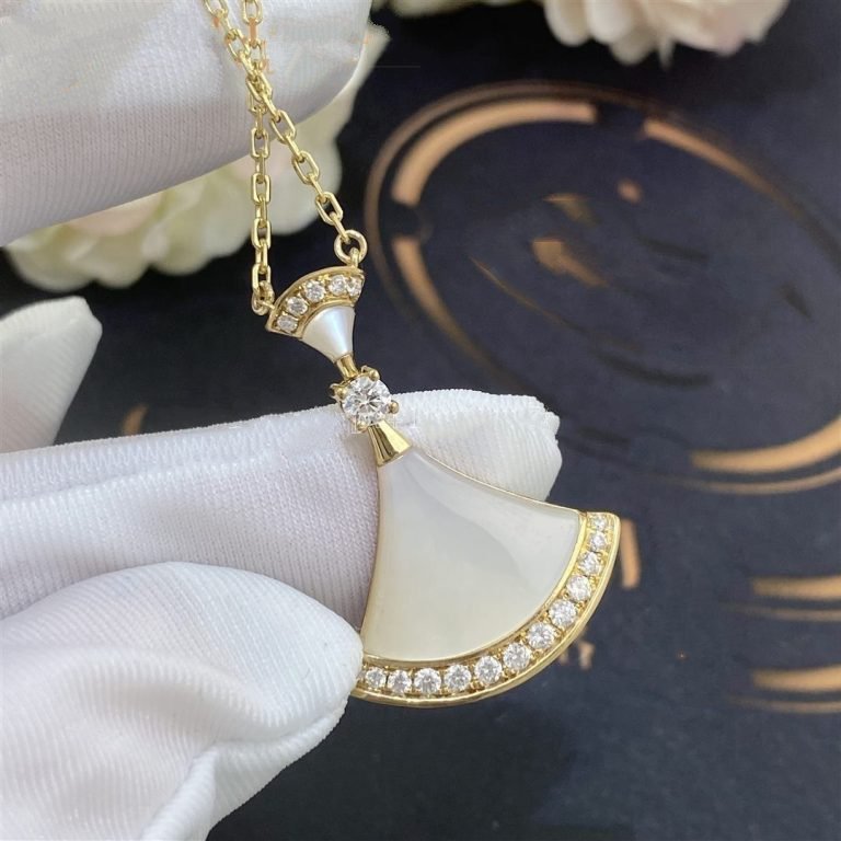 [Renovia Jewelry]DREAM NECKLACE MOP GOLD DIAMOND