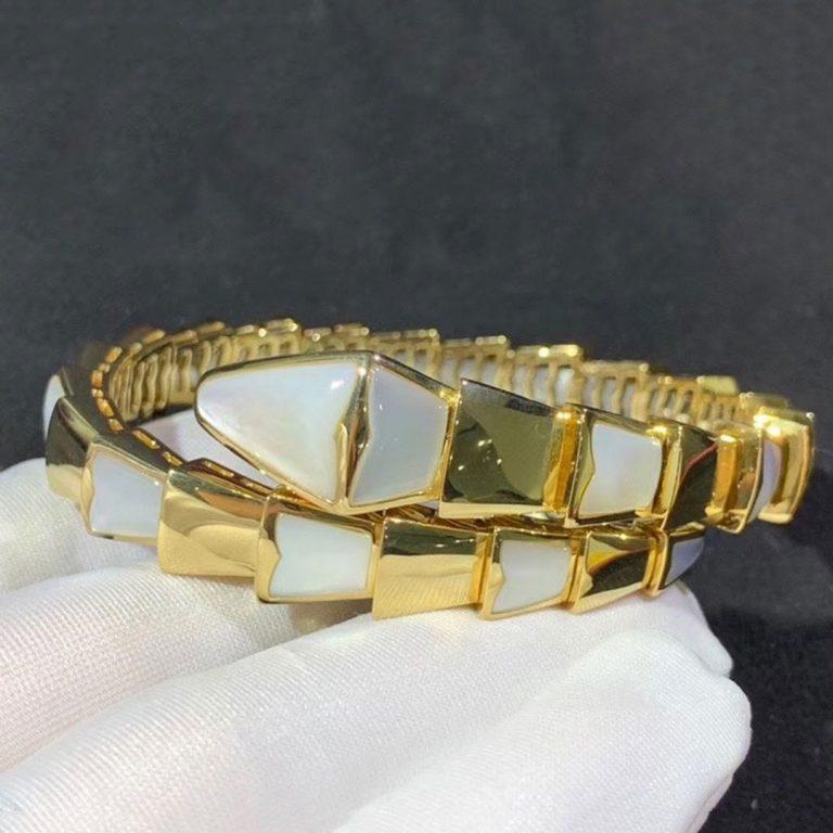 [Renovia Jewelry]SERPENTI BRACELET MOP GOLD
