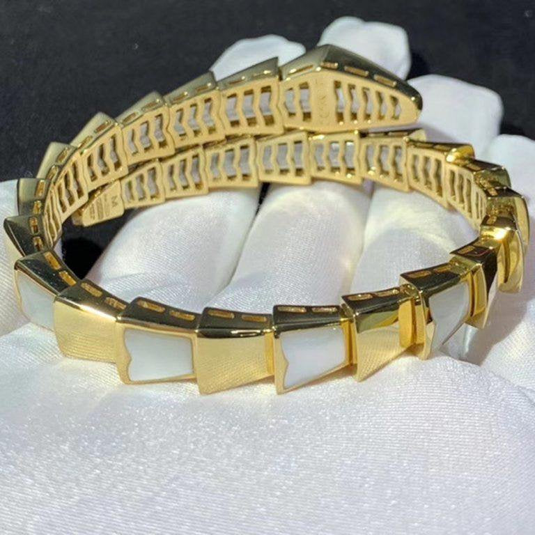 [Renovia Jewelry]SERPENTI BRACELET MOP GOLD