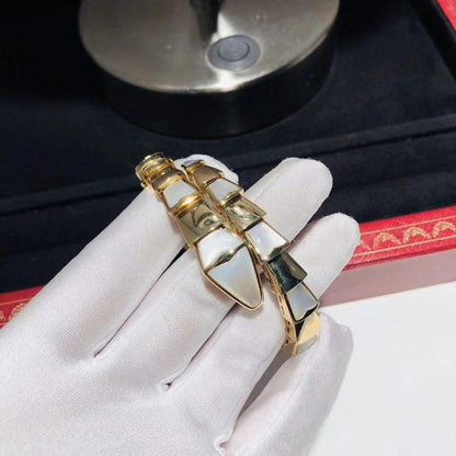 [Renovia Jewelry]SERPENTI BRACELET MOP GOLD