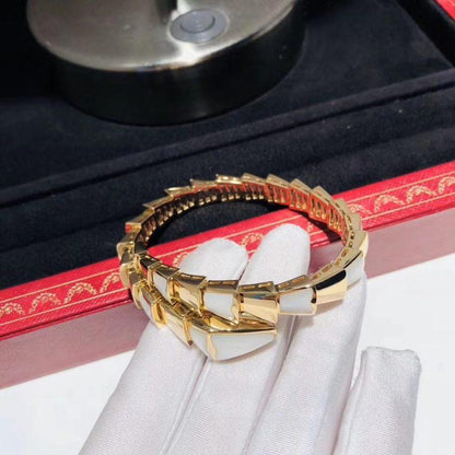 [Renovia Jewelry]SERPENTI BRACELET MOP GOLD