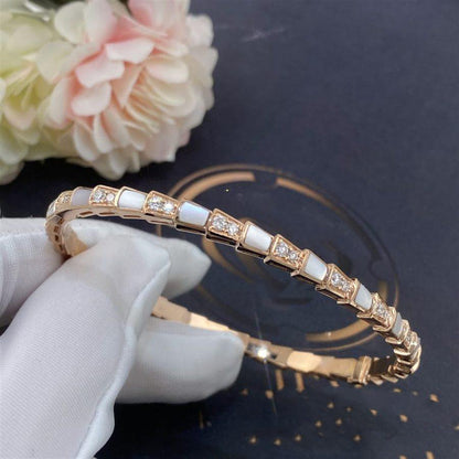 [Renovia Jewelry]SERPENTI BRACELET PINK GOLD MOP DIAMOND