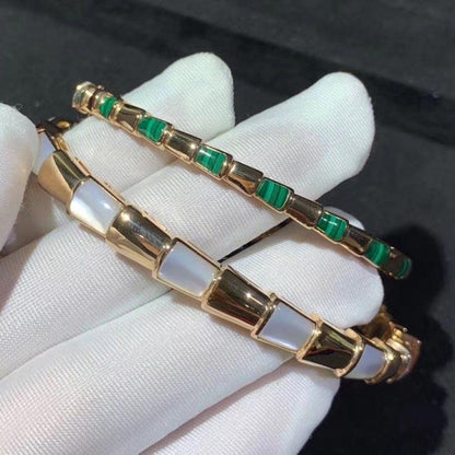 [Renovia Jewelry]SERPENTI BRACELET PINK GOLD MOP