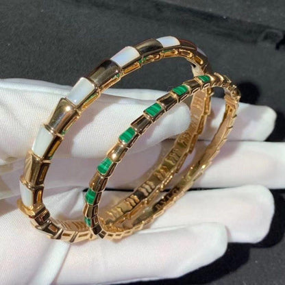 [Renovia Jewelry]SERPENTI BRACELET PINK GOLD MOP