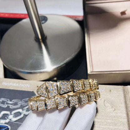 [Renovia Jewelry]SERPENTI BRACELET 8MM GOLD DIAMOND