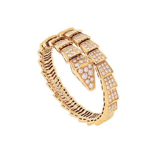 [Renovia Jewelry]SERPENTI BRACELET 8MM GOLD DIAMOND