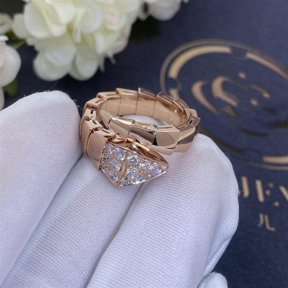 [Renovia Jewelry]SERPENTI RING PINK GOLD DIAMOND