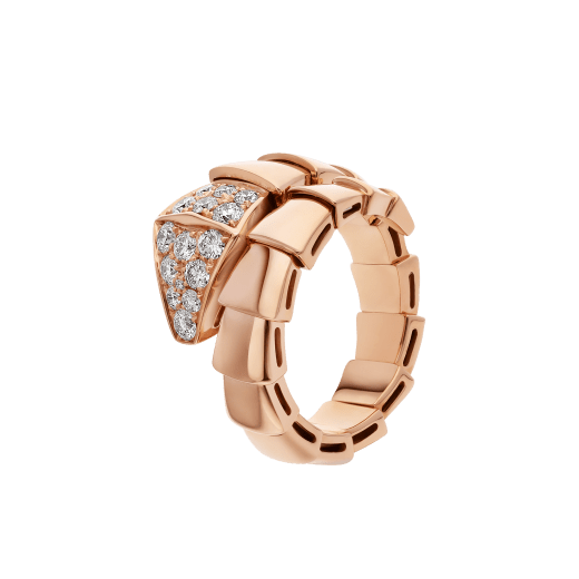 [Renovia Jewelry]SERPENTI RING PINK GOLD DIAMOND