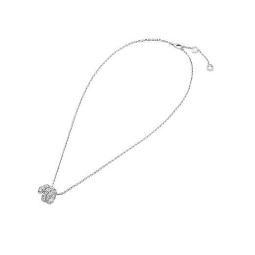 [Renovia Jewelry]SERPENTI  NECKLACE DOUBLE RING DIAMOND