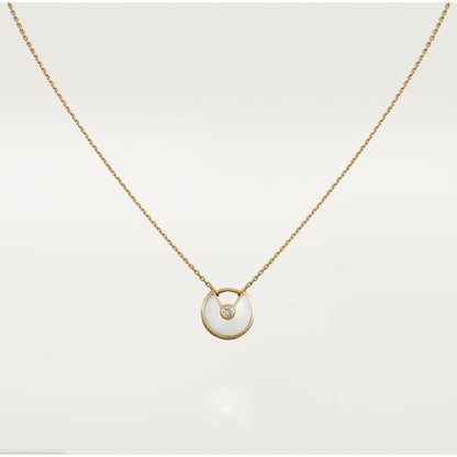 [Renovia Jewelry]AMULETTE ROSE GOLD MOP NECKLACE