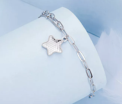 Platinum Star Bracelet