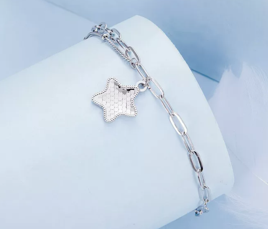 Platinum Star Bracelet