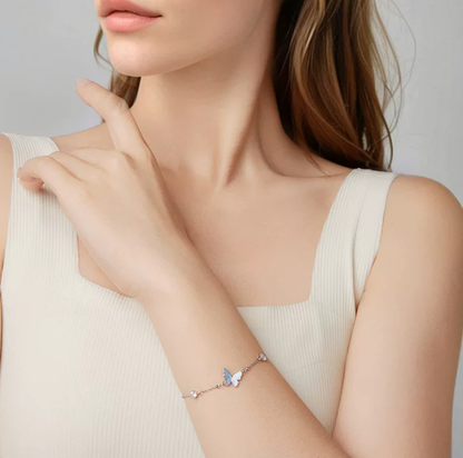 Blue Butterfly Bracelet