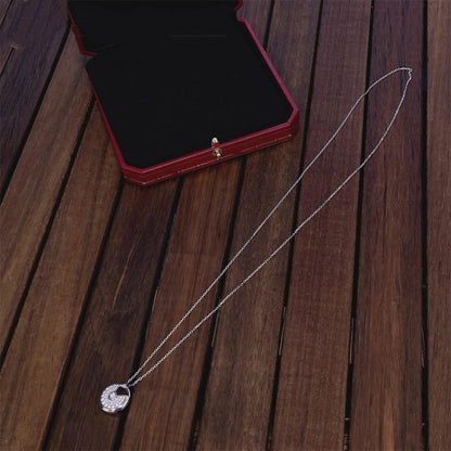 [Renovia Jewelry]AMULETTE SILVER FULL DIAMOND NECKLACE