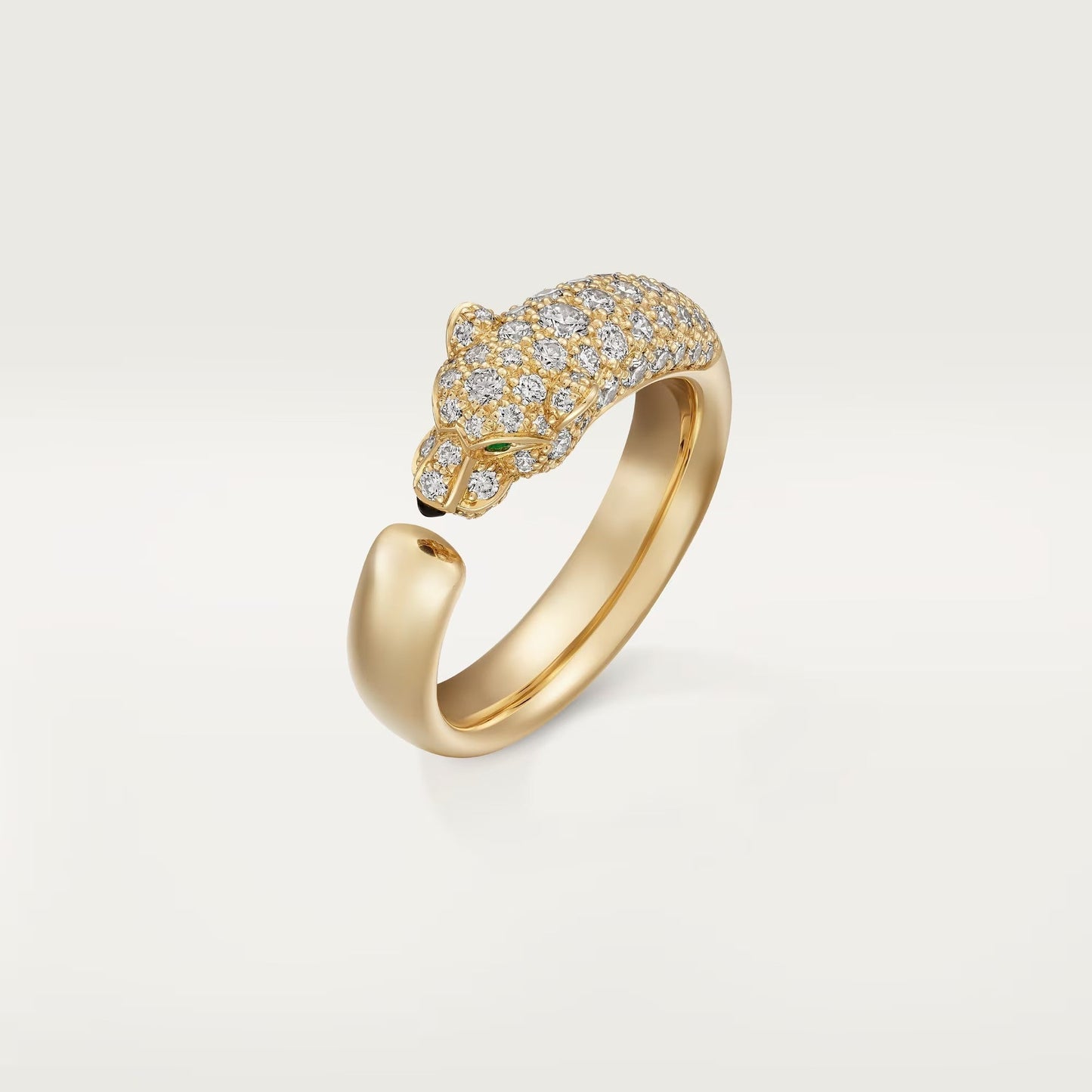 [Renovia Jewelry]PANTHERE HALF DIAMOND SMALL RING