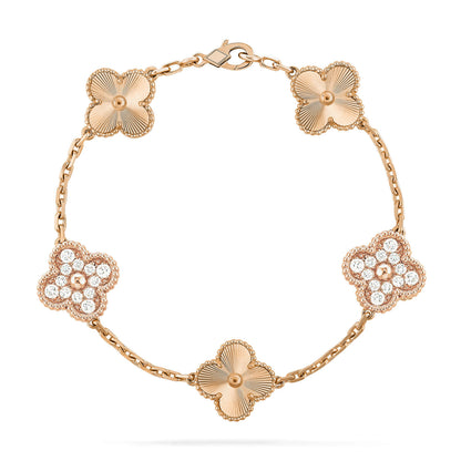 [Renovia Jewelry] CLOVER 5 MOTIF LASER BRACELET COLLECTION